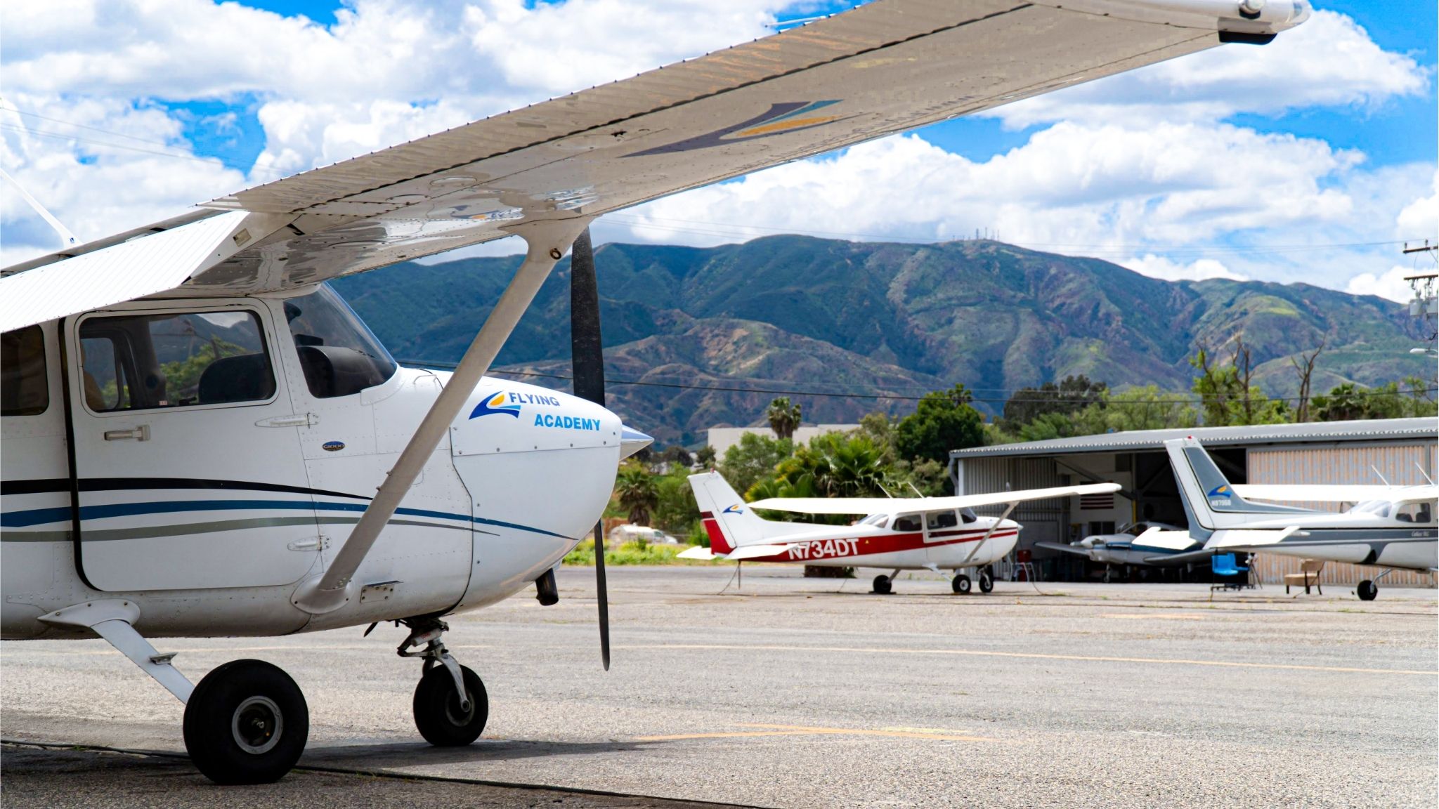 Aircraft on ramp